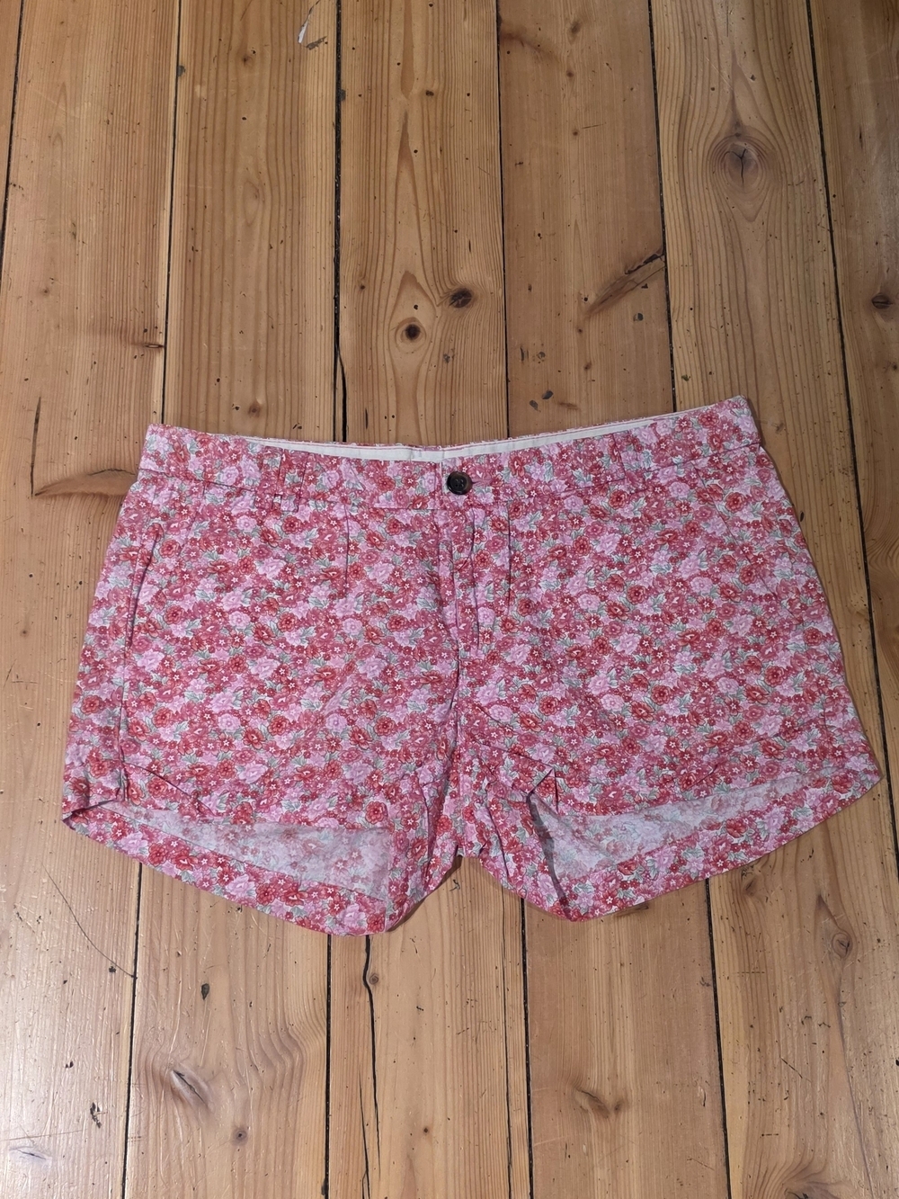 H&M Pink Floral High Waist Women’s Shorts